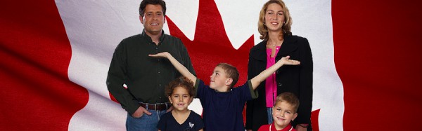 Canadian Flag Family Day